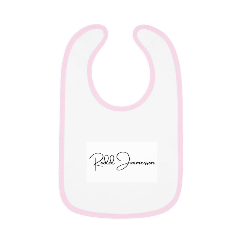 Baby Contrast Trim Jersey Bib