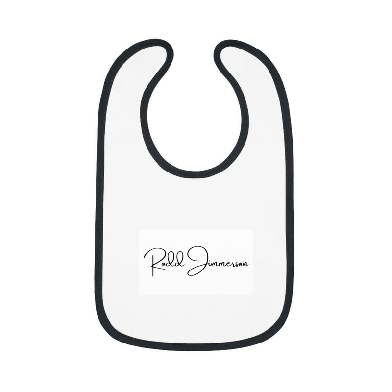 Baby Contrast Trim Jersey Bib