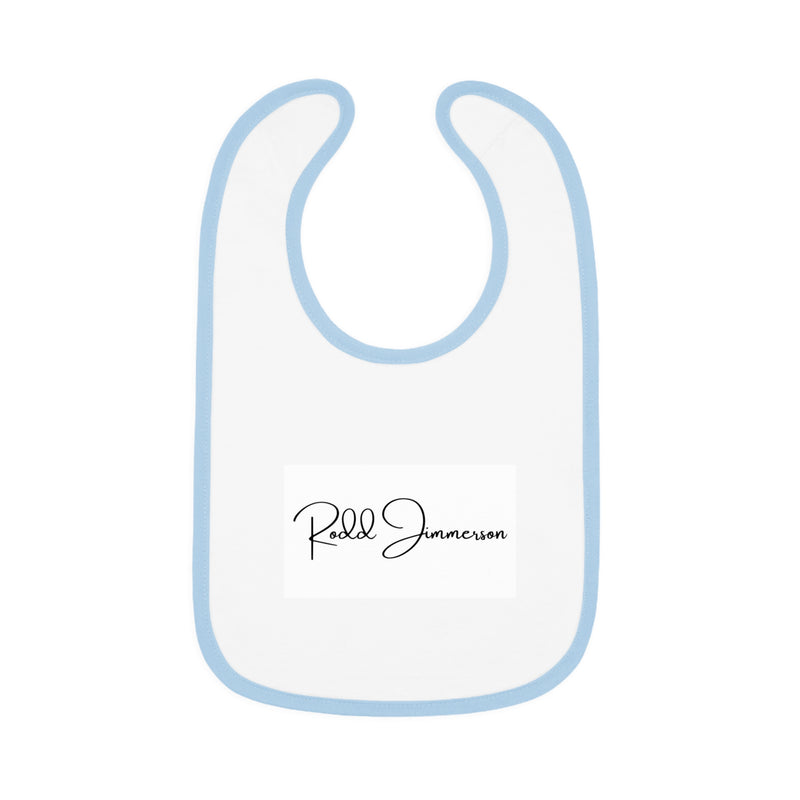 Baby Contrast Trim Jersey Bib